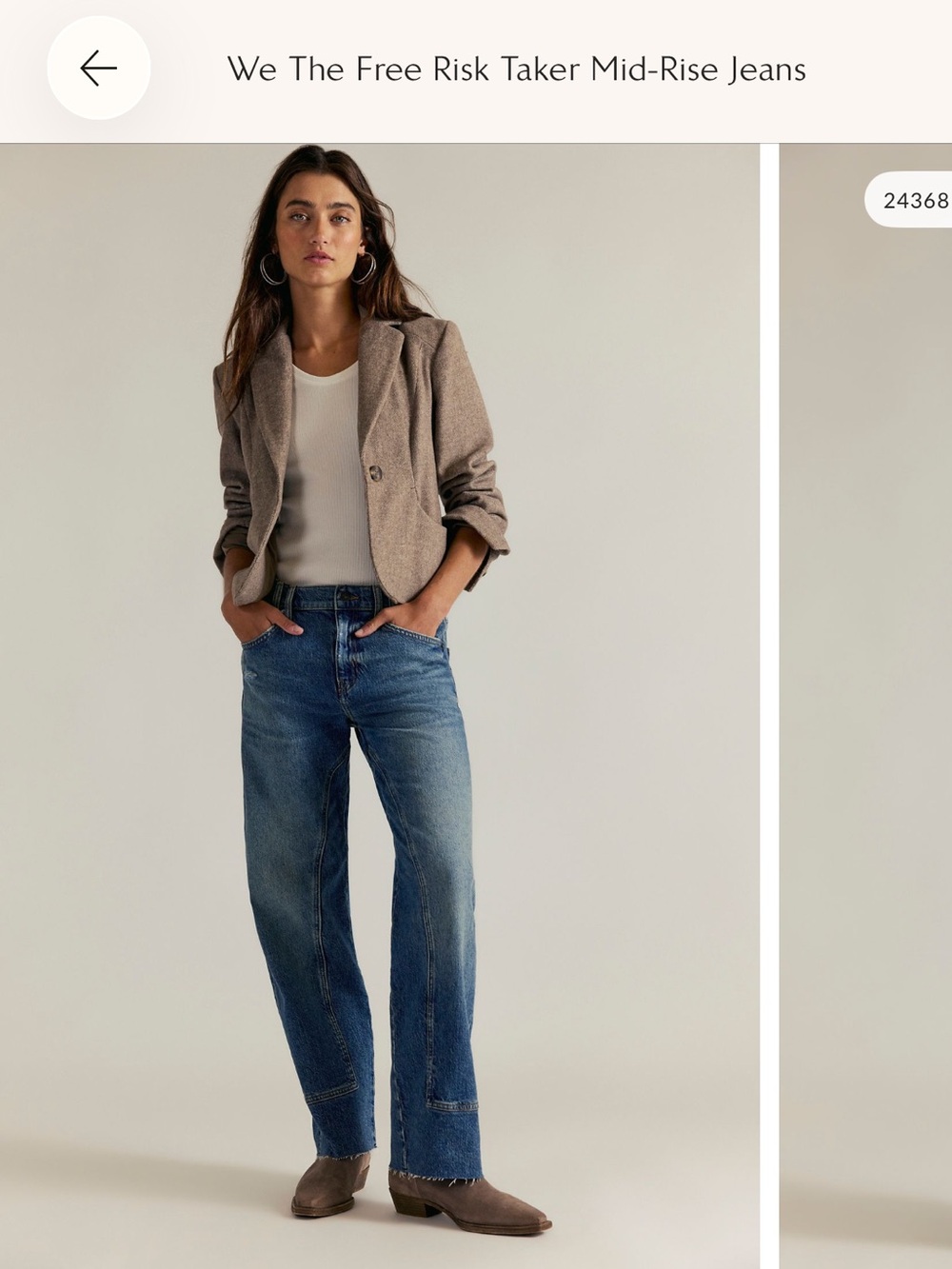 We the free risk taker mid rise jeans